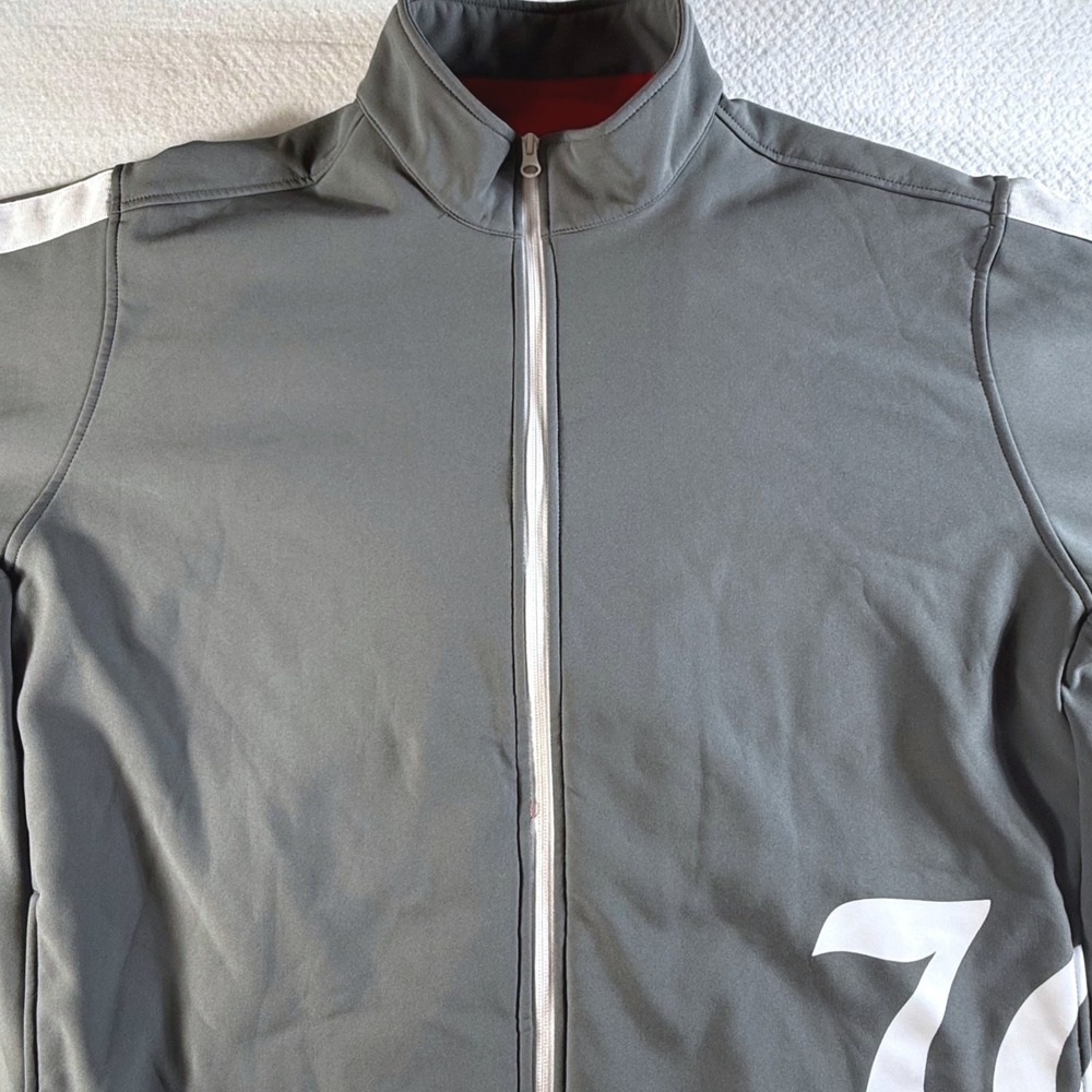 Walgreens Full Zip Fleece Track Jacket Mens XL Gray High Performance Uniforms‎